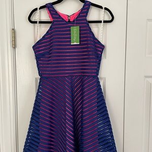 NWT Lilly Pulitzer two tone fit and flare dress